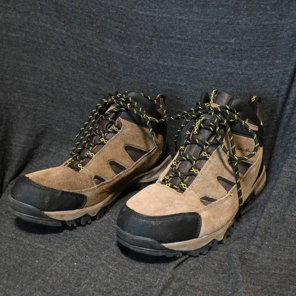 Eddie Bauer Men's 12M Brighton Waterproof Hiking Boots Outdoors